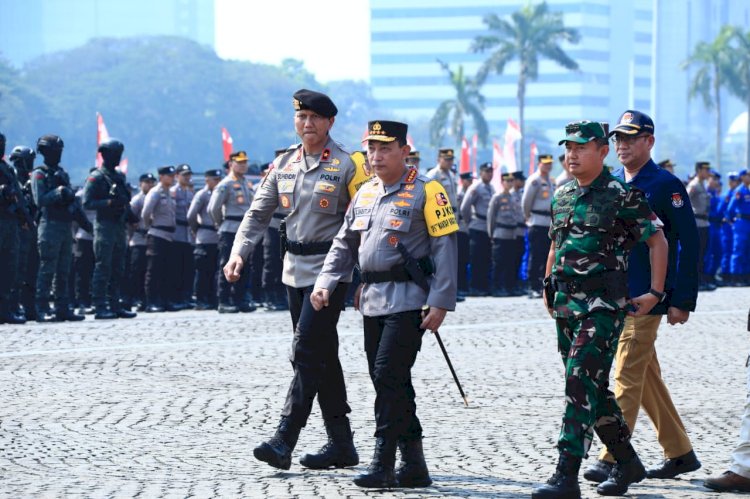 Gelar Pasukan Ops Mantab Brata, Ini Pesan Kapolri