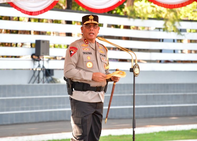 Komitmen Melindungi NTT dari Ancaman Alam, Kapolda NTT Pimpin Apel Kesiapan Penanggulangan Bencana