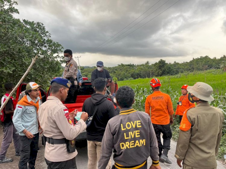 Tim SAR Gabungan Pastikan Keselamatan Warga Terdampak Erupsi Gunung Lewotobi di Flores Timur