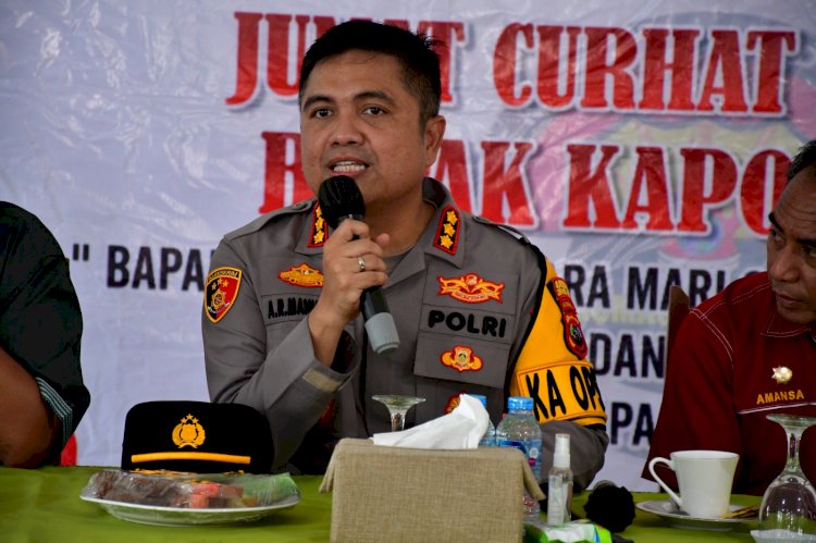 Kapolresta Kupang Kota Pimpin Jumat Curhat di Galeri PLUT