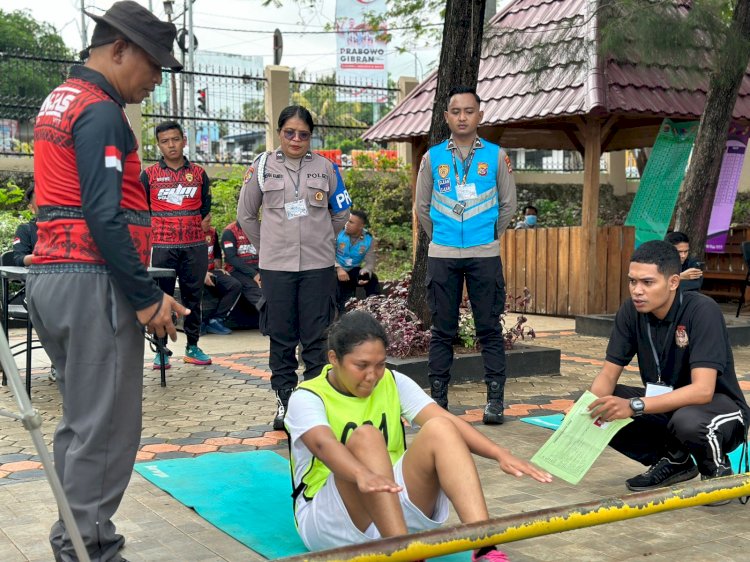 Sembilan Casis SIPSS Jalani Tes Kesamaptaan Jasmani