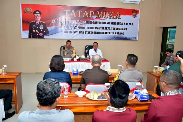 Kapolda NTT Dorong Partisipasi Pemilu dan Perekaman E-KTP di Kabupaten Kupang