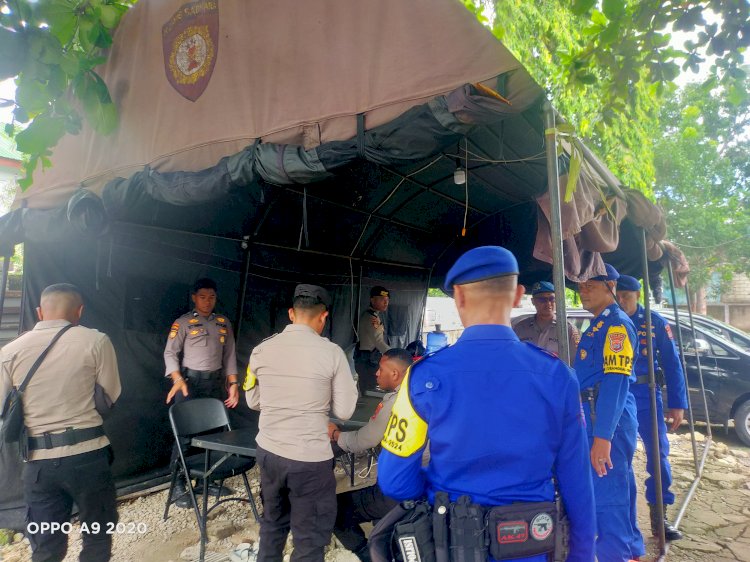 Gabungan Satgas Ops Mantap Brata Turangga Lakukan Patroli Kamtibmas di Kota Kupang