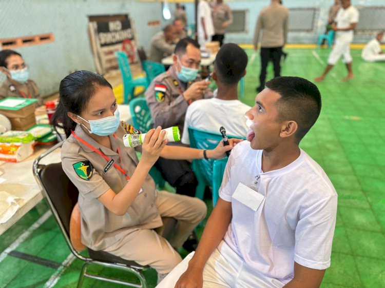 3.836 Calon Bintara Polri Panda Polda NTT Ikut Pemeriksaan Kesehatan I