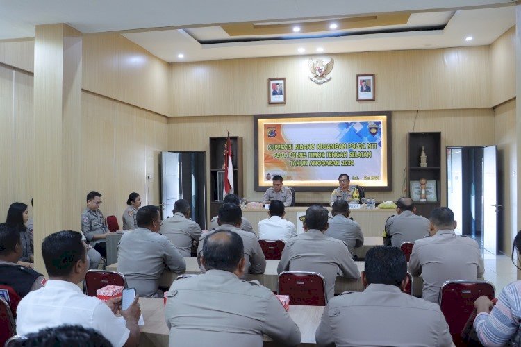 Bidang Keuangan Polda NTT Lakukan Supervisi di Polres Timor Tengah Selatan