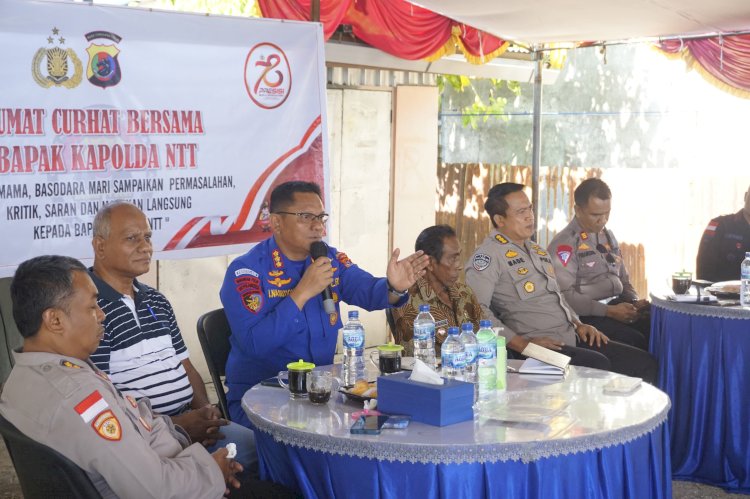 Dirpolairud Polda NTT: Jumat Curhat Adalah Wadah Aspirasi Masyarakat