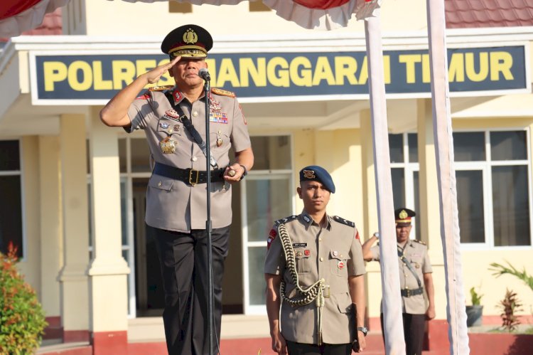 Kapolda NTT Pimpin Upacara Memperingati Hari Juang Polri di Polres Manggarai Timur