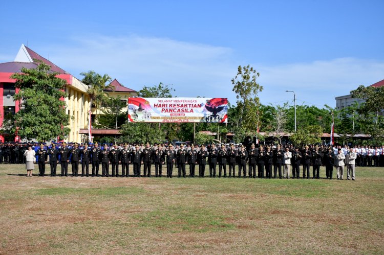 Peringati Hari Kesaktian Pancasila, Polda NTT Mantapkan Langkah Menuju Indonesia Emas