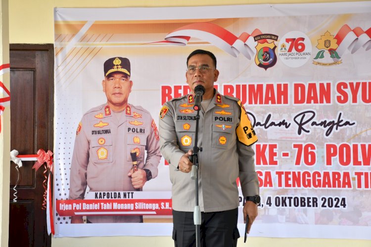 Syukuran Peringatan Hari Jadi ke-76 Polwan RI, Kapolda NTT: Kehadiran Polwan Tingkatkan Kepercayaan Masyarakat Terhadap Institusi