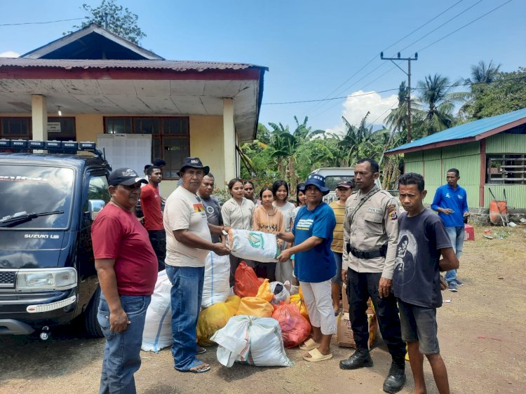 Polda NTT Terus Berikan Bantuan Sosial kepada Warga Terdampak Konflik di Bugalima