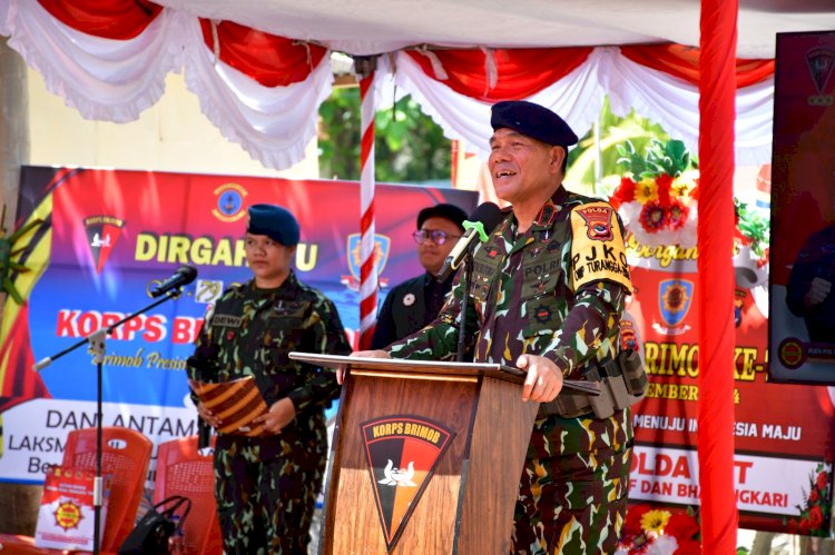 Korps Brimob Peringati HUT Ke-79, Satbrimob Polda NTT Gelar Syukuran Sederhana di Mako