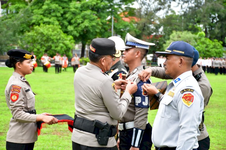 Pimpin Apel Gelar Pasukan Operasi Lilin 2024, Kapolda NTT Pastikan Siap Amankan Nataru