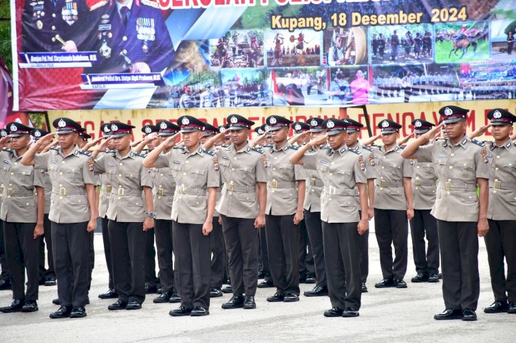 10 dari 237 Bintara Polri Baru Polda NTT Dapat Penugasan ke Luar Wilayah