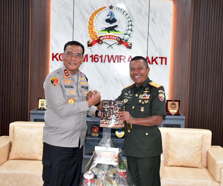 Kapolda NTT Perkuat Sinergitas dengan Kunjungan ke Tiga Markas TNI di Kupang