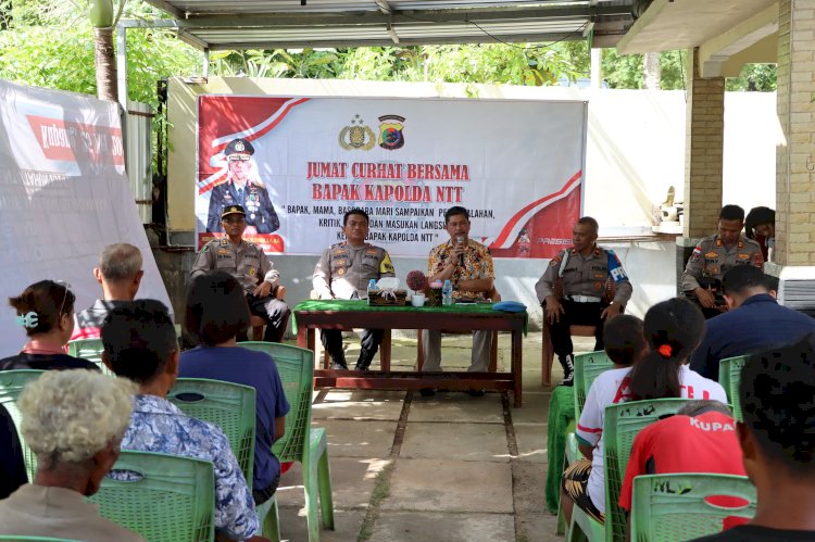 Jumat Curhat Polda NTT: Wadah Aspirasi Warga Maulafa, Perkuat Sinergi Polisi dan Masyarakat