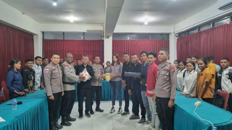 Ditbinmas Polda NTT Ajak Mahasiswa Muhammadiyah Kupang Jaga Lingkungan dan Dukung Aktivitas Positif
