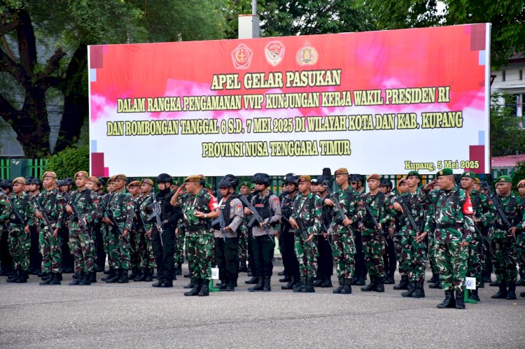 Wapres Gibran Akan Kunjungi NTT, TNI-Polri Gelar Apel Gabungan Jelang Kunjungan Kerja