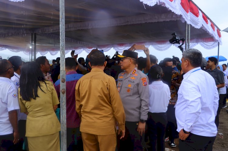 Kapolda NTT Pimpin Pengamanan Kunjungan Wapres Gibran di Sikka, Agenda Berjalan Lancar dan Aman
