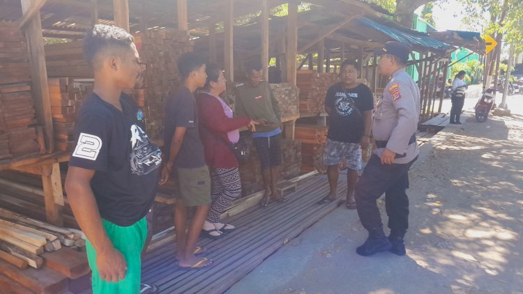 Polsek Kota Raja Sosialisasi Antisipasi Premanisme kepada Pelaku Usaha di Kota Kupang