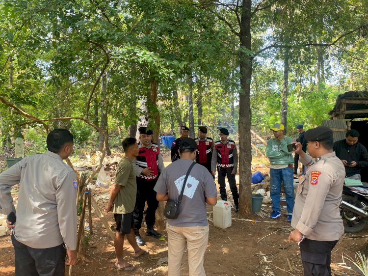 Tim Operasi Pekat Turangga-2025 Temukan Aktivitas Penyulingan Sopi di Maulafa, Kota Kupang