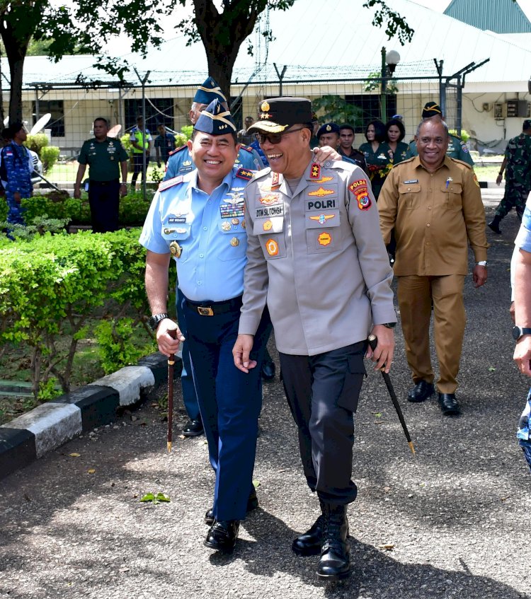 Kapolda NTT Sambut Kehadiran Pejabat TNI dan Pasis Sesko TNI