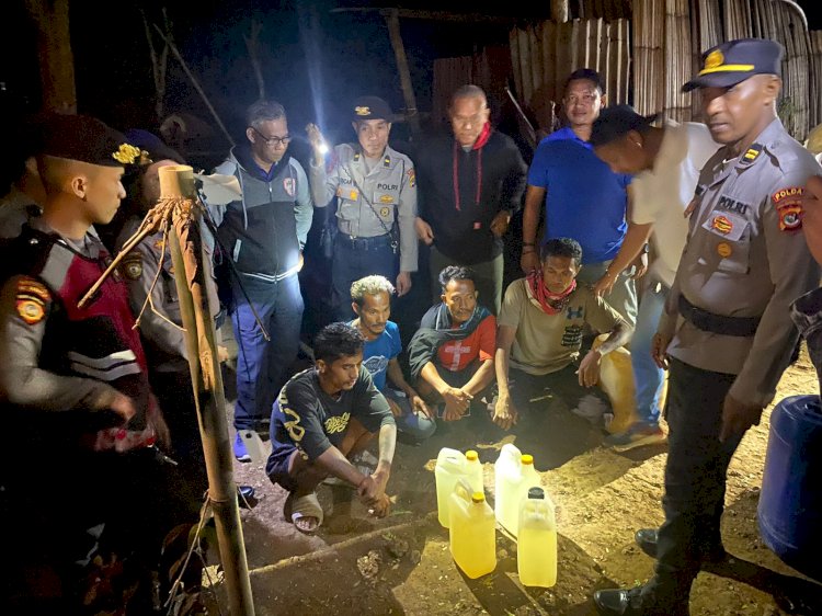 UKL 3 Operasi Pekat Ungkap Penyulingan Miras dan Penjual Ilegal di Wilayah Kupang