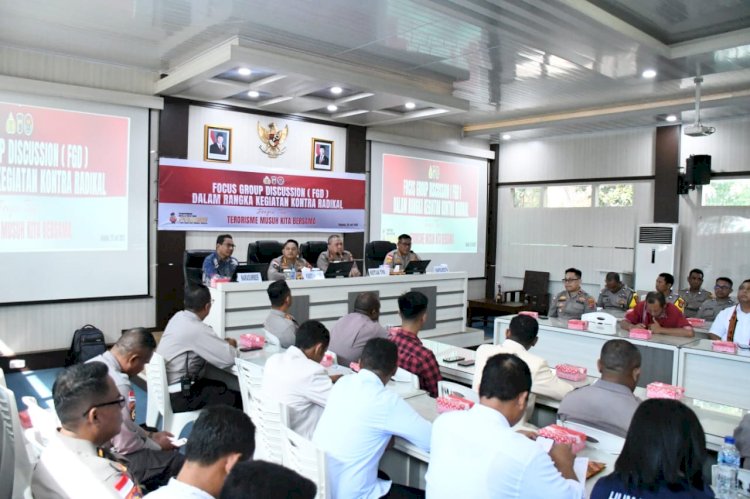 Sinergi Tangkal Radikalisme, Polri Gelar FGD di Kupang Bertema “Teroris Musuh Kita Bersama”