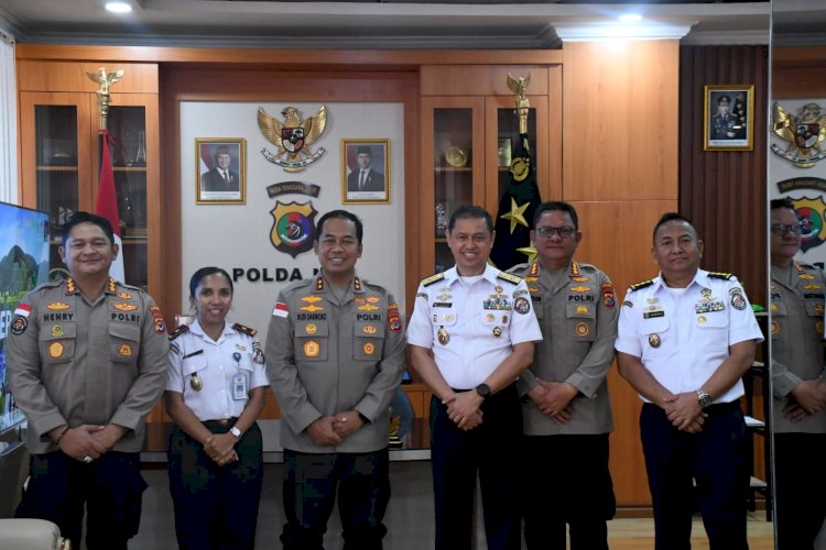 Kapolda NTT Terima Kunjungan Silaturahmi Inspektur Bakamla RI, Perkuat Sinergi Keamanan Laut
