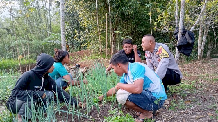 Patroli Humanis Bhabinkamtibmas di Desa Lentang: Hadirkan Rasa Aman Lewat Silaturahmi