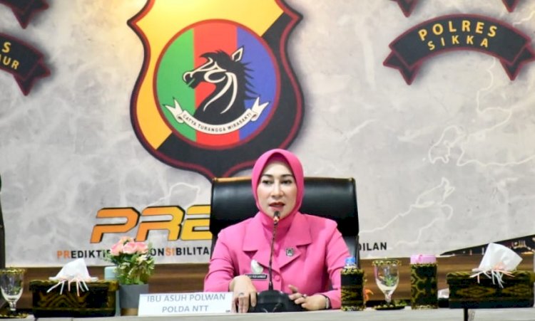 Ibu Asuh Polwan Polda NTT Ajak Srikandi Bhayangkara Terus Berkarya dan Menginspirasi