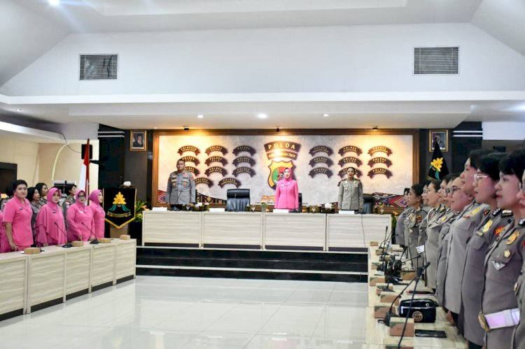 Tatap Muka Ibu Asuh Polwan Jadi Sumber Semangat Polwan Polda NTT