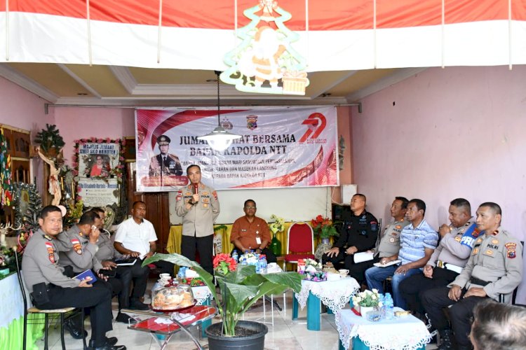 Warga Naikoten I Sampaikan Harapan ke Polisi Lewat Jumat Curhat