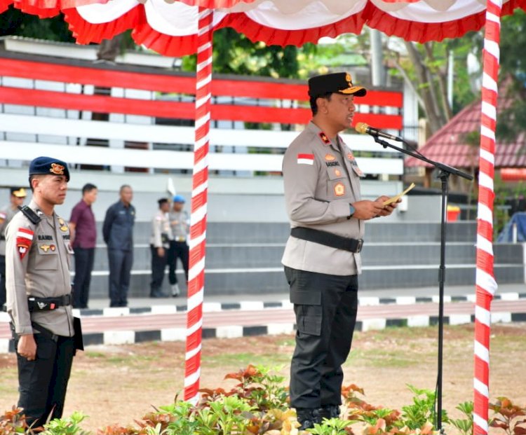 Wakapolda NTT Pimpin Apel Kesiapan Tanggap Darurat Bencana Hidrometeorologi