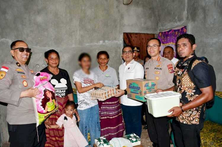Polda NTT Tunjukkan Kepedulian, Kunjungi Korban TPPO di Kota Kupang