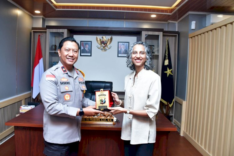 Wakapolda NTT Terima Delegasi Kedubes Australia/AFP, Bahas Penguatan Kerja Sama Penanganan TPPO dan People Smuggling