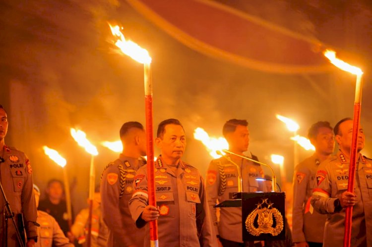 Kapolri Pimpin Renungan Nilai-Nilai Ksatria Bhayangkara,  Komitmen Moral dalam Transformasi Polri