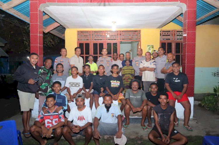 Dirbinmas Polda NTT Tatap Muka dengan Warga Welai Barat, Apresiasi Perdamaian dan Ajak Bangun Satkamling