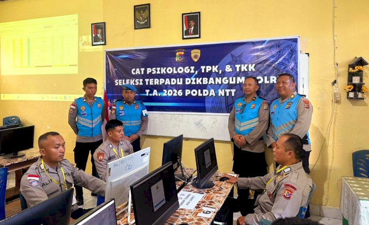 Polda NTT Gelar Uji CAT Psikologi Seleksi SIP Dikreg Ke 55 dan 56 T.A. 2026, 121 Orang Memenuhi Syarat ke Tahapan Selanjutnya