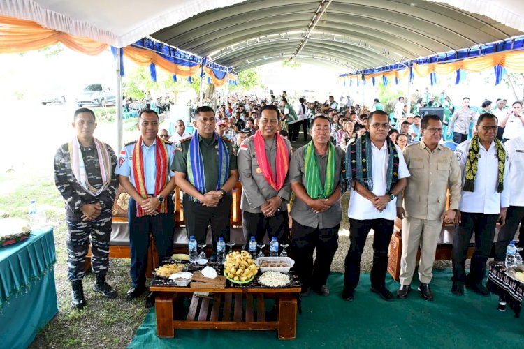 Kapolda NTT Hadiri Panen Raya dan Pengumuman Swasembada Pangan Presiden RI