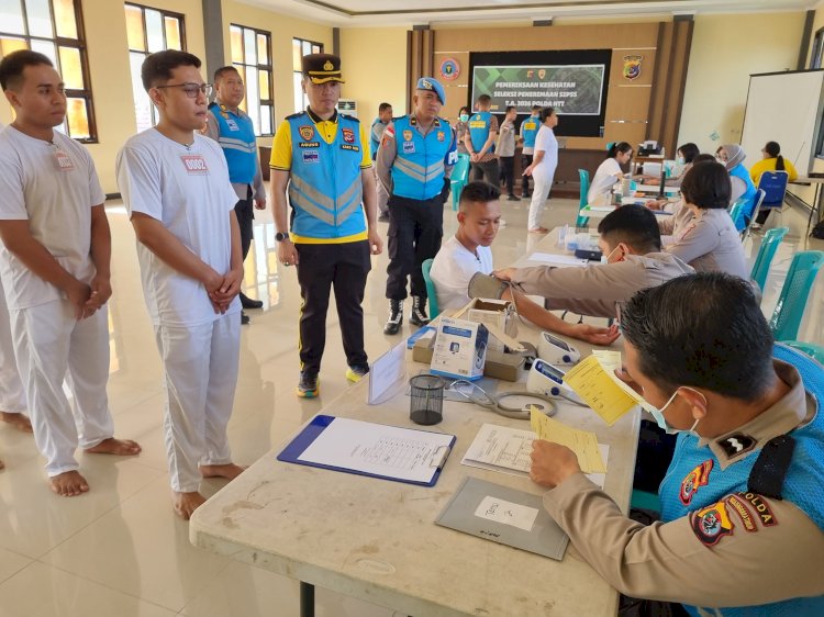 Polda NTT Gelar Rikkes Tahap I SIPSS di RSB Kupang, Diikuti Delapan Casis