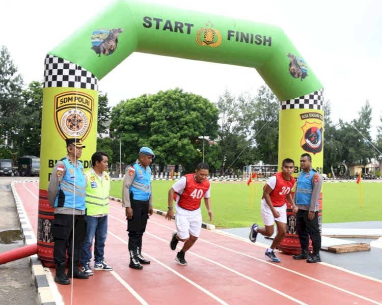 Seleksi Makin Ketat, Tersisa Dua Peserta Jalani Tes Kesamaptaan Jasmani SIPSS TA 2026 di Polda NTT
