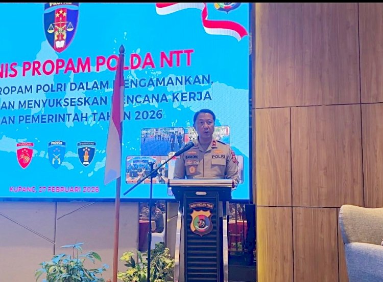 Wakapolda NTT Buka Rakernis Propam 2026, Tegaskan Penguatan Integritas