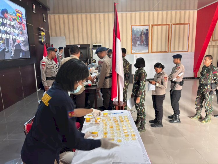 Tes Urin Mendadak di Sat Brimob, 237 Personel Dinyatakan Negatif Narkoba