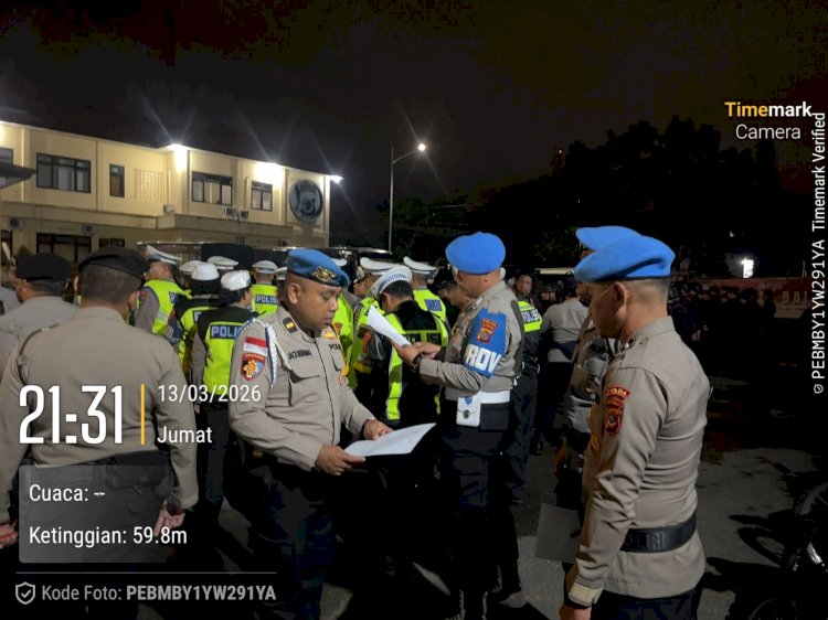 Subsatgas Propam Ops Ketupat Turangga 2026 Cek Kehadiran Personel di Sejumlah Pos Pengamanan Kota Kupang