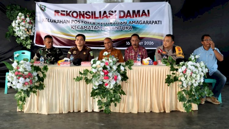Rekonsiliasi Adat Warga Postoh–Amagarapati, Polda NTT Apresiasi Komitmen Damai Masyarakat Flores Timur