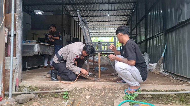 Dari Preman Jalanan Jadi Tukang Las: Kisah Inspiratif Brigpol Paesal Ubah Masa Depan Anak Kampung di Atambua