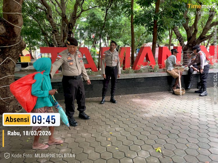 Subsatgas PAM Obvit dan Jalur Ops Ketupat Turangga 2026 Intensifkan Patroli di Kota Kupang