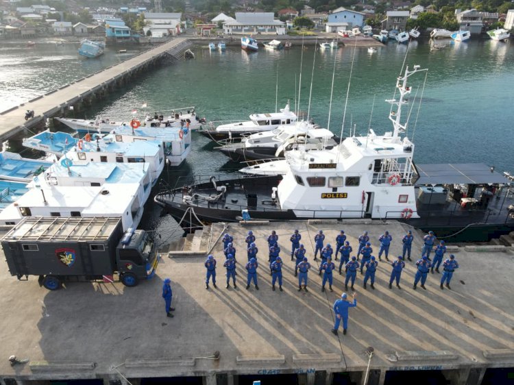 Ops Semana Santa Turangga 2026, Ditpolairud Polda NTT Pastikan Armada Laut Siap Pengamanan