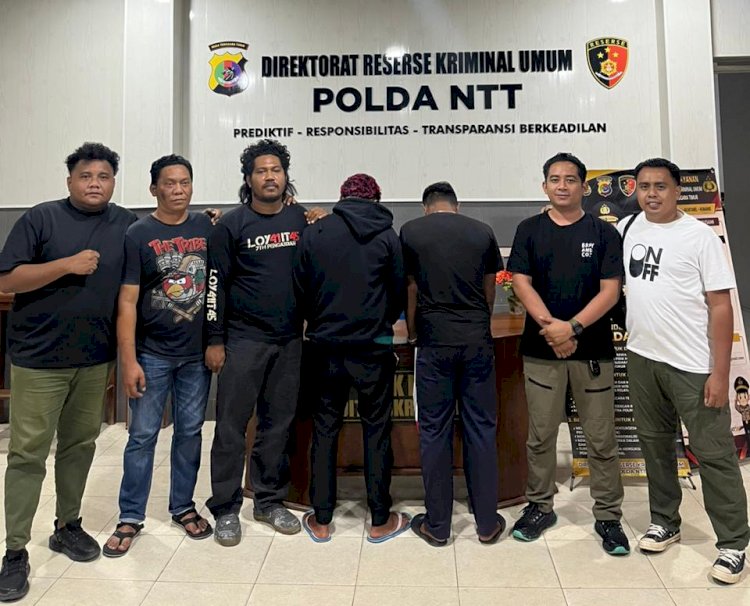 Resmob  Ditreskrimum Polda NTT Amankan Terduga Calo Tiket Pelni di Pelabuhan Tenau Kupang
