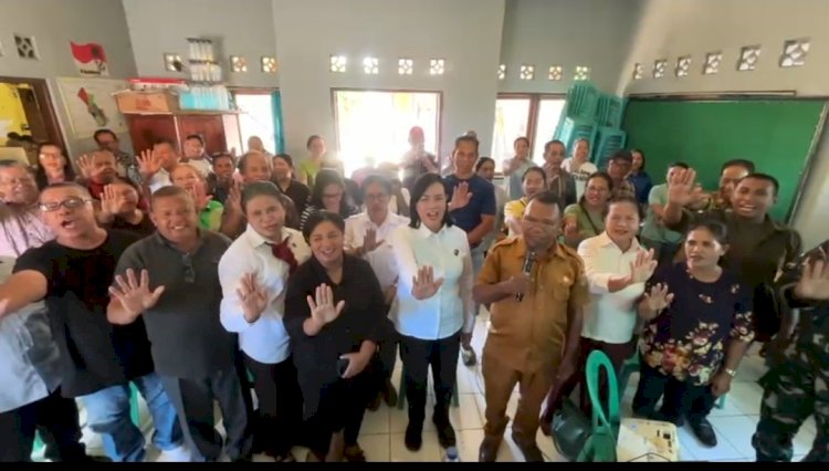 Ditres PPA dan PPO Polda NTT Sosialisasikan Kelurahan Layak Anak di Oepura, Warga Komitmen Cegah Kekerasan